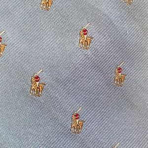 Ralph Lauren Polo Men’s Silk Necktie Azure Blue *New/Unworn*